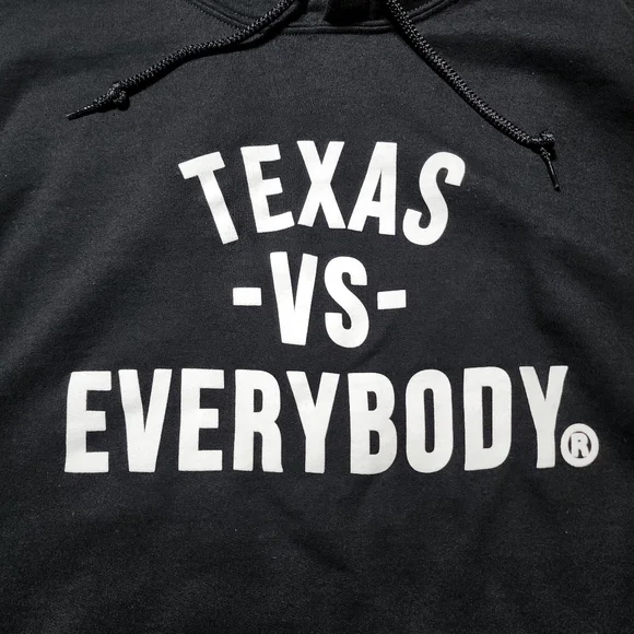 Texas VS Everybody Black Hoodie - Picture 3 of 7